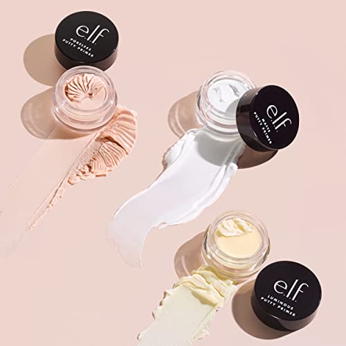 e.l.f. Putty Primer Trio | Includes Poreless Putty, Matte Putty & Luminous Putty | Travel Size | 0.14 Oz (4g) each