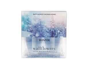 bath and body works winter wallflower refill 2 bulbs