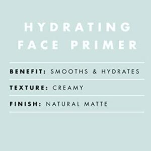 e.l.f. Hydrating Face Primer, Makeup Primer For A Flawless, Smooth Canvas, Infused With Grape, Vitamins A, C, & E, Vegan & Cruelty-Free, 1.01 Oz