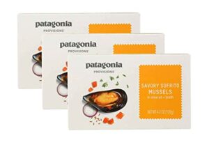 patagonia savory sofrito mussels (4.2oz unit) 3-pack