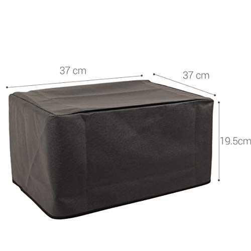 kwmobile Dust Cover Compatible with Brother HL-L2310D / L2350DW / L2370DN / L2375DW - Printer Case - Fabric Protector Cover - Dark Grey