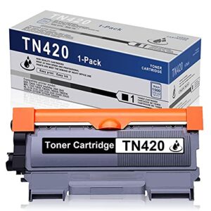 vit 1 pack tn420 tn-420 black compatible toner cartridge replacement for brother dcp 7065d 7060d intellifax 2840 2940 mfc 7240 7365dn 7360n 7460dn 7860dw hl 2130 2220 2230 2240 2132 2240d printer