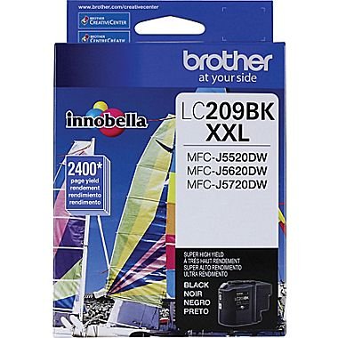 BROTHER LC209BKS ORIGINAL SUPER HY BLACK INK