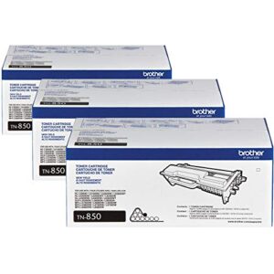 brother tn850 original toner cartridge – laser – high yield – 8000 pages – black – 1 each