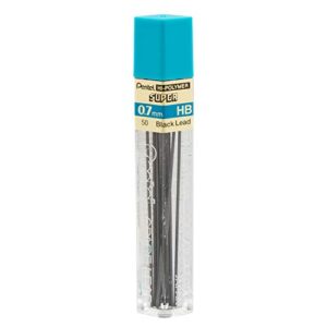 Pentel GraphGear 500 Automatic Pencil Kit, 0.7mm, Refill Leads, Block Eraser 2 Pack (PG527LEBP2)