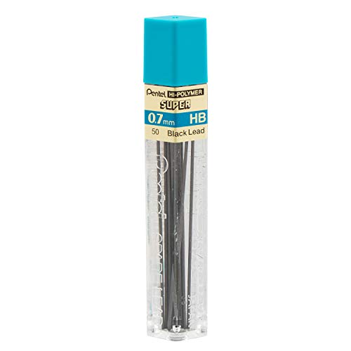 Pentel GraphGear 500 Automatic Pencil Kit, 0.7mm, Refill Leads, Block Eraser 2 Pack (PG527LEBP2)