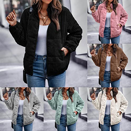 Winter Clothes for Women Plus Size, Coats for Women, Women Fleece Jacket Winter Bomber Long Sleeve Faux Sherpa Fuzzy Casual Zip Up Coat Pocket Gray