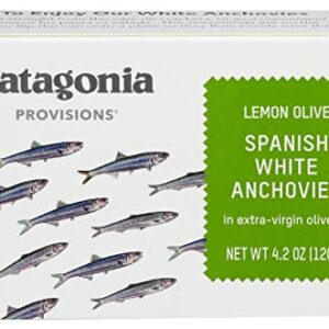 PATAGONIA PROVISIONS Lemon Olive Spanish White Anchovies, 4.2 OZ