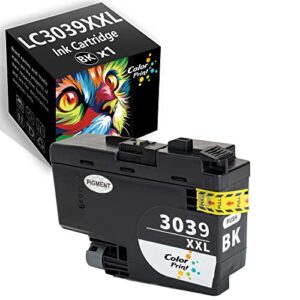 c p (1-pack, black) colorprint compatible lc-3039bk ink cartridge replacement for brother lc3039-3039 xxl lc3039xxl lc3037bk lc3037 work with mfc-j5945dw mfc-j5845dw mfc-j6545dwxl mfc-j6945dw printer
