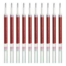 pentel refills ink for energel liquid gel pen, 0.7mm, red ink, value set