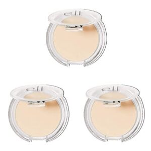 e.l.f. prime & stay finishing powder, sets makeup, controls shine & smooths complexion, sheer, 0.17 oz (4.8g) (pack of 3)