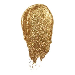 e.l.f., Liquid Glitter Eyeshadow, Long Lasting, Quick-Drying, Opaque, Gel-Based Formula, Creates High-Impact, Multi-Dimensional Eye Looks, 24K Gold, 0.10 Fl Oz