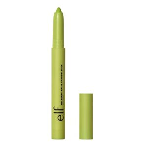 e.l.f. No Budge Matte Shadow Stick, One-Swipe Cream Eyeshadow Stick, Long-Wear & Crease Resistant, Matte Finish, Lava Lamp