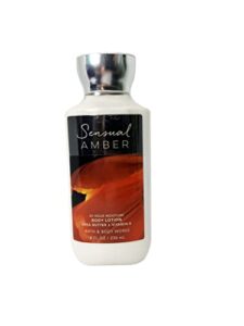 bath & body works sensual amber body lotion, 8 oz.