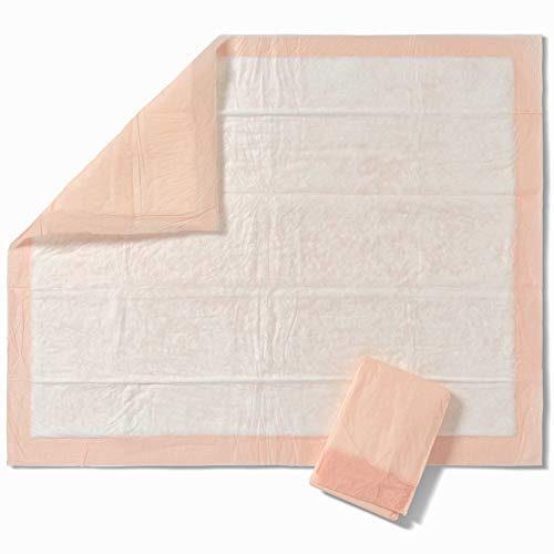 FitRight Heavy Absorbency Disposable Underpads, Super Absorbent Polymer and Fluff Core, 30" x 36", 100 Count