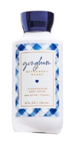 bath and body works signature collection gingham super smooth body lotion 8 fl oz / 236 ml