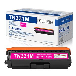 mitocolor tn-331m tn-331 tn331m tn331 high yield magenta toner cartridge for brother mfc-l8600cdw 9460cdn l9550cdw hl-l8250cdn l9200cdw/cdwt dcp-9050cdn 9270cdn l8400cdn printer toner (1 pack)