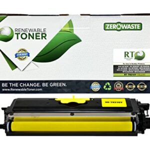 Renewable Toner Compatible Toner Cartridge Replacement for Brother TN210 TN-210Y DCP-9010 MFC-9010 9120 9125 9320 9325 HL-3040 3045 3070 3075 (Yellow)
