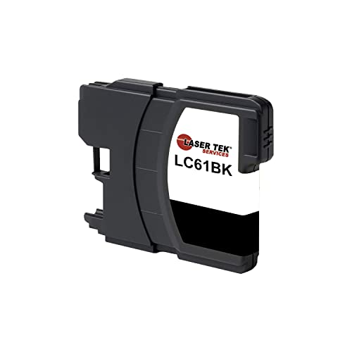 Laser Tek Services Compatible Ink Cartridge Replacement for Brother LC-61 LC61BK LC61C LC61M LC61Y Works with Brother DCP165C, MFC250C 255CW Printers (Black, Cyan, Magenta, Yellow, 8 Pack)