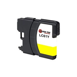 Laser Tek Services Compatible Ink Cartridge Replacement for Brother LC-61 LC61BK LC61C LC61M LC61Y Works with Brother DCP165C, MFC250C 255CW Printers (Black, Cyan, Magenta, Yellow, 8 Pack)