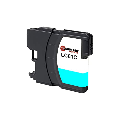 Laser Tek Services Compatible Ink Cartridge Replacement for Brother LC-61 LC61BK LC61C LC61M LC61Y Works with Brother DCP165C, MFC250C 255CW Printers (Black, Cyan, Magenta, Yellow, 8 Pack)