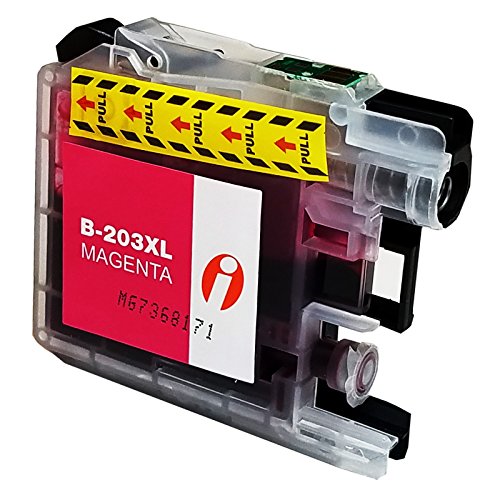 INK4WORK 24 Pack Compatible Ink Cartridge Replacement for Brother LC203 XL LC203XL (6 Black, 6 Cyan, 6 Magenta, 6 Yellow) for MFC-J460DW MFC-J480DW MFC-J485DW MFC-J680DW MFC-J880DW MFC-J885DW