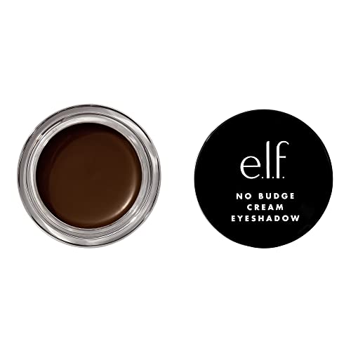 e.l.f. No Budge Cream Eyeshadow, 3-in-1 Eyeshadow, Primer & Liner With Crease-Resistant Color & Stay-Put Power, Vegan & Cruelty-Free, Plateau