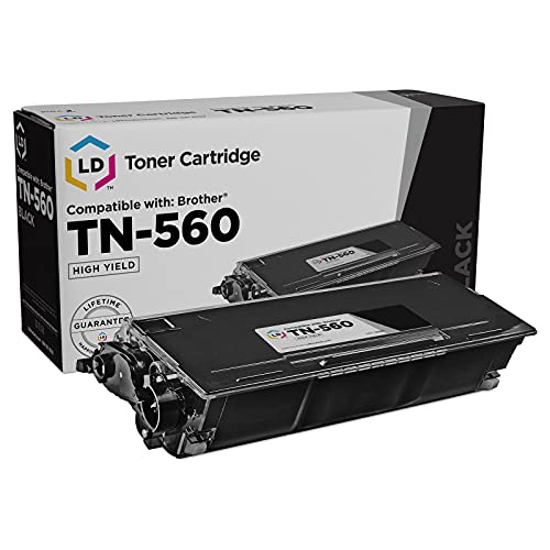 LD Compatible Toner Cartridge Replacement for Brother TN-560 High Yield (Black)