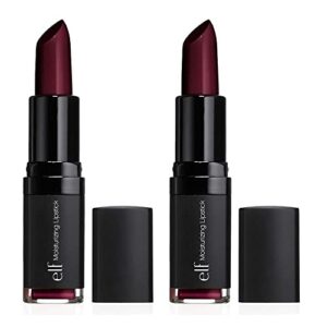 Pack of 2 e.l.f. Moisturizing Lipstick, Wine Tour 82641