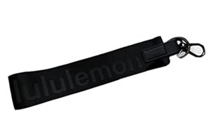 lululemon never lost key chain 9″ (black/super dark)