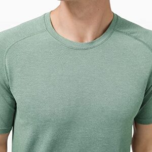 Lululemon Athletica Lululemon Mens Metal Vent Tech Short Sleeve Shirt (Sea Water/Tidewater Teal, L)