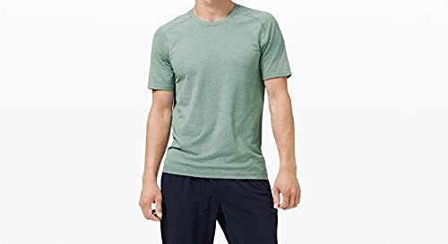 Lululemon Athletica Lululemon Mens Metal Vent Tech Short Sleeve Shirt (Sea Water/Tidewater Teal, L)