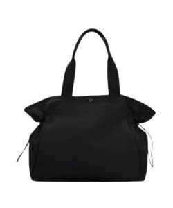 lululemon athletica lululemon side-cinch shopper bag 18l (black)