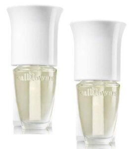 bath and body work 2 pack white flare wallflowers fragrance plug.