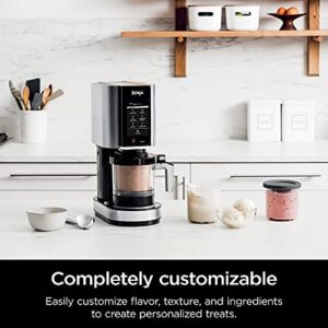 Ninja NC301 CREAMi, Ice Cream, Gelato, Milkshake, Sorbet, and Smoothie Bowl Maker, 7 One-Touch Programs, Silver (Renewed)