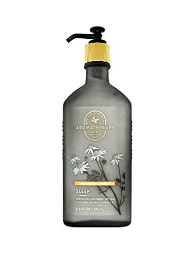 Bath and Body Works Aromatherapy Sleep - Black Chamomile Body Lotion with Natural Essential Oils 6.5 Fluid Ounce