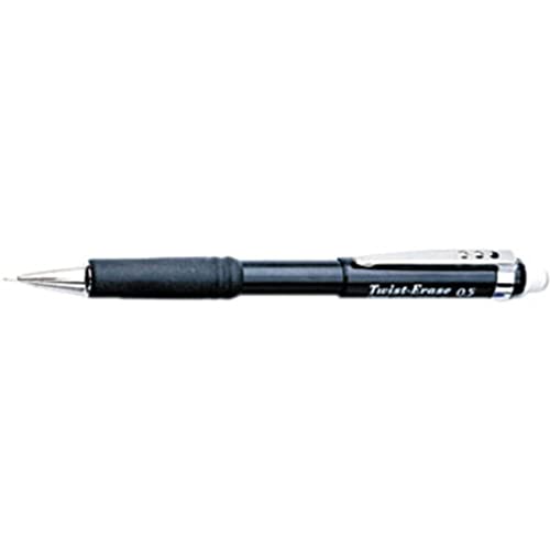 Pentel® Twist-Erase® III Mechanical Pencil, 0.5 mm, Black