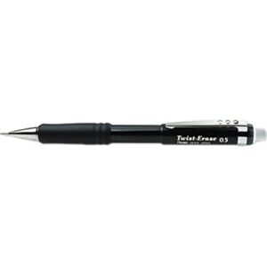 Pentel® Twist-Erase® III Mechanical Pencil, 0.5 mm, Black