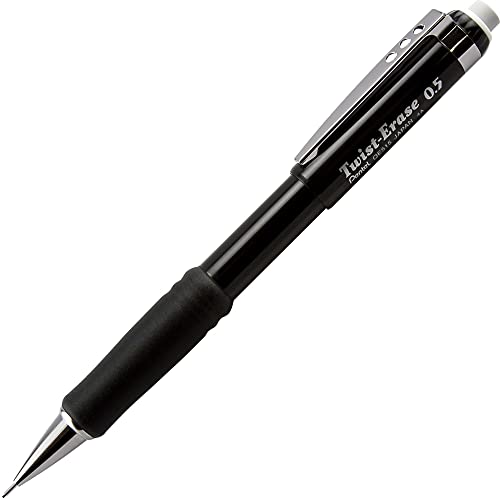 Pentel® Twist-Erase® III Mechanical Pencil, 0.5 mm, Black