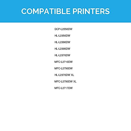 LD Products Compatible Toner Cartridge Replacement for Brother TN760 TN-760 TN 760 TN730 TN-730 (Black, 3-Pack) for DCP-L2550DW HL-L2325DW HL-L2370DW HL-L2390DW HL-L2395DW MFC-L2717DW MFC-L2730DW