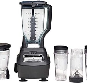 BL770 Mega Kitchen System, 1500W, 72-oz Pitcher, 64-oz. Processor Bowl, (4) Four 16-oz. To-Go Cups