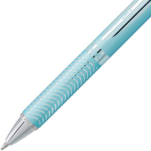 EnerGel™ Alloy RT Gel Pen, Medium Point, 0.7 mm, Turquoise Barrel, Black Ink