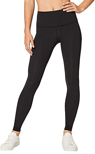 Lululemon Womens Wunder Under Yoga Pants High-Rise, Black, 4