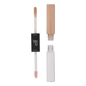 e.l.f. Cosmetics Undereye Concealer and Highlighter, Dual-Ended Stick Conceals Blemishes and Brightens Skin, Medium