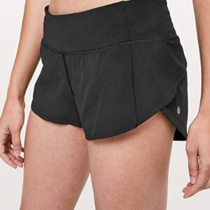 Lululemon Run Speed Up Short (Black, 4)