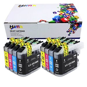 hi ink 8 pack lc203xl ink cartridge for brother mfc-j460dw mfc-j480dw mfc-j485dw mfc-j680dw mfc-j880dw mfc-j885dw