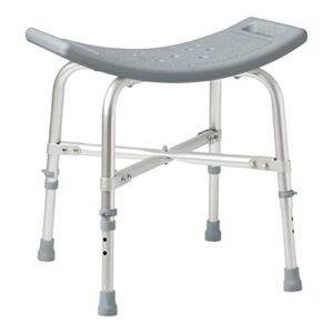 medline heavy duty shower chair bath bench without back, bariatric bath chair supports up to 550 lbs