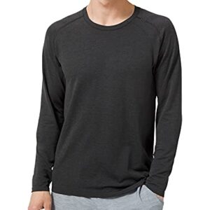 Lululemon Athletica Mens Metal Vent Tech Long Sleeve Shirt(Deep Coal, XL), X-Large