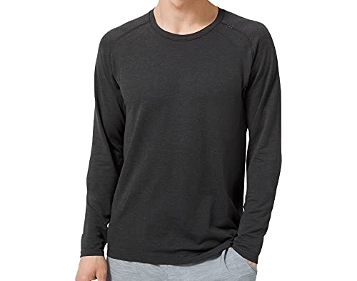 Lululemon Athletica Mens Metal Vent Tech Long Sleeve Shirt(Deep Coal, XL), X-Large