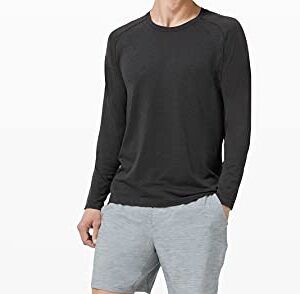 Lululemon Athletica Mens Metal Vent Tech Long Sleeve Shirt(Deep Coal, XL), X-Large